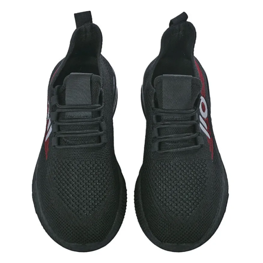 GAMSTAR Baskets De Sport Homme En Maille Noire |Homme Baskets, Sneakers