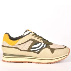 GIRL TIME Baskets Femme Beige|Femme Baskets, Sneakers