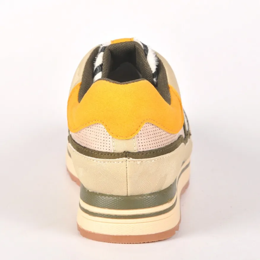 GIRL TIME Baskets Femme Beige|Femme Baskets, Sneakers