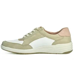 RELIFE Baskets Femme Beige Avec Fermeture Eclair |Femme Chaussures Confort