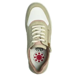 RELIFE Baskets Femme Beige Avec Fermeture Eclair |Femme Chaussures Confort