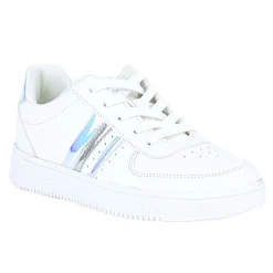 STREET LIFE Baskets Femme Blanc Details Holographiques |Femme Baskets, Sneakers
