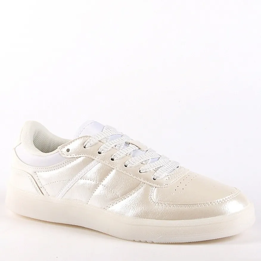 GIRL TIME Baskets Femme Blanc |Femme Baskets, Sneakers