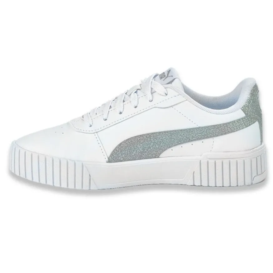 PUMA Baskets Femme Blanc Carina 2.0 Shine|Femme Baskets, Sneakers
