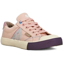 ALMA Baskets Femme Coton Recycle Rose |Femme Baskets, Sneakers