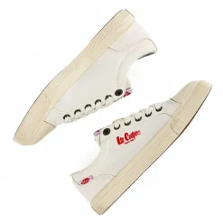 LEE COOPER Baskets Femme En Toile Blanche |Femme Baskets, Sneakers