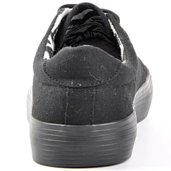 ADEIA Baskets Femme En Toile Noire |Femme Baskets, Sneakers