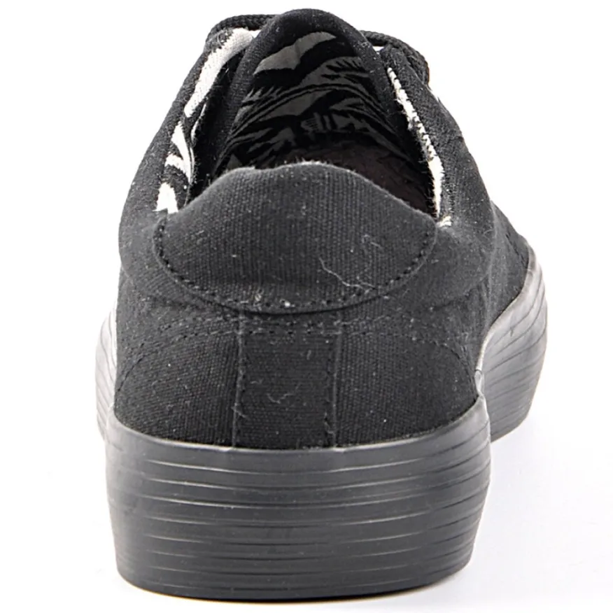 ADEIA Baskets Femme En Toile Noire |Femme Baskets, Sneakers