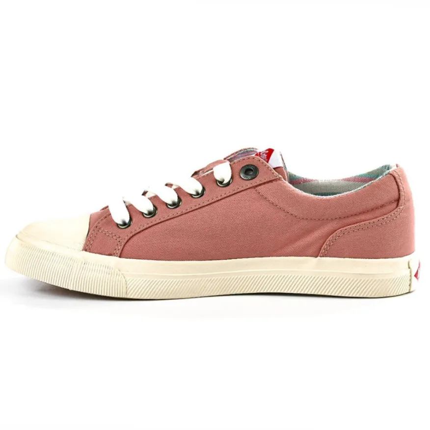LEE COOPER Baskets Femme En Toile Rose |Femme Baskets, Sneakers