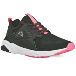 KAPPA Baskets Femme Noir Et Rose San Puerto|Femme Baskets, Sneakers