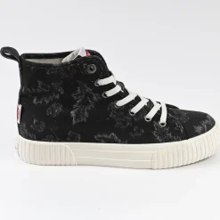 LEE COOPER Baskets Femme Noir Imprime Fleuri |Femme Baskets, Sneakers