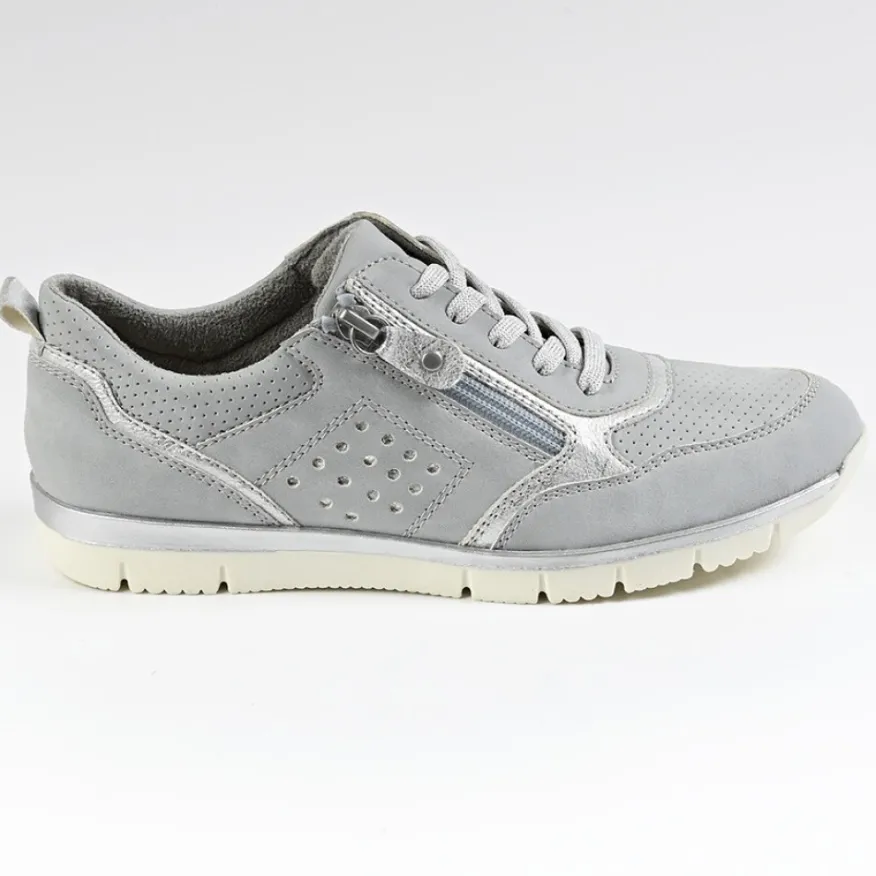RELIFE Baskets Femme Gris|Femme Chaussures Confort