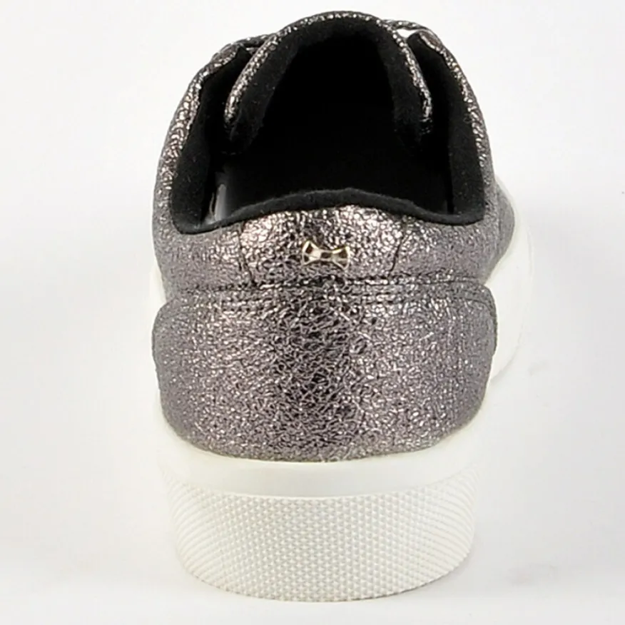 GIRL TIME Baskets Gris|Femme Baskets, Sneakers