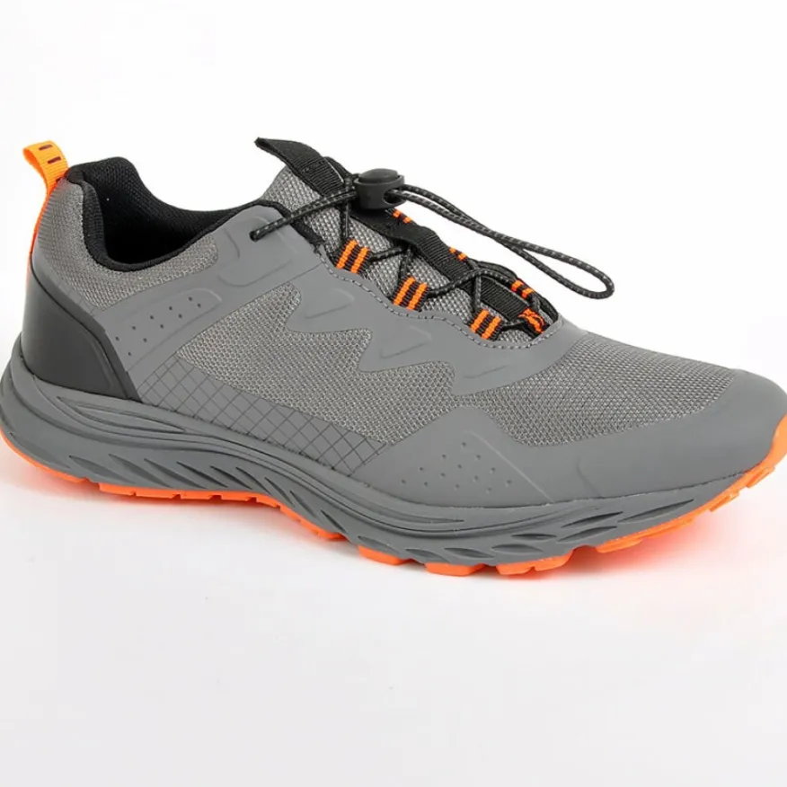 STREET LIFE Baskets Homme Avec Lacets Elastiques Gris|Homme Baskets, Sneakers