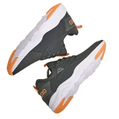 KAPPA Baskets Homme Gris Et Orange San Puerto|Homme Baskets, Sneakers