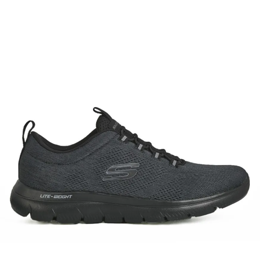 SKECHERS Baskets Homme Noir Summits Louvin|Homme Baskets, Sneakers