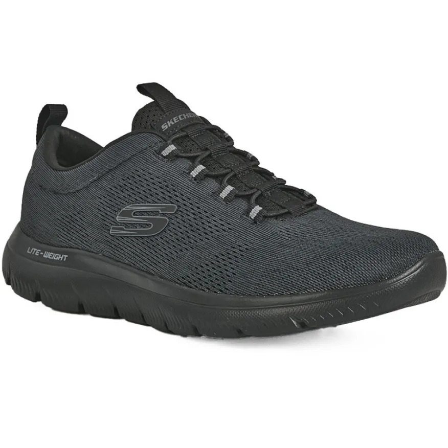 SKECHERS Baskets Homme Noir Summits Louvin|Homme Baskets, Sneakers