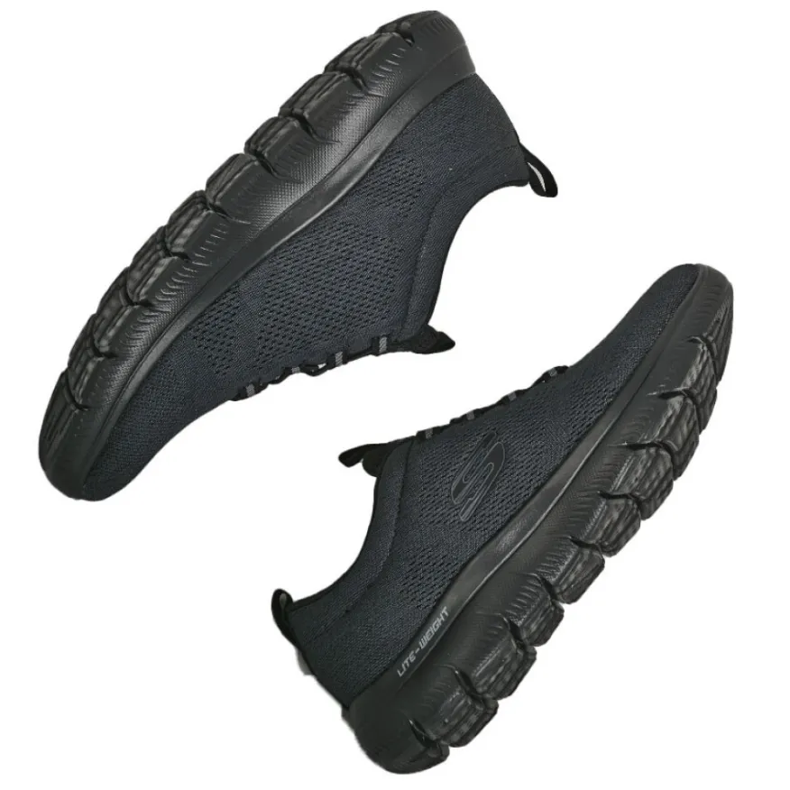 SKECHERS Baskets Homme Noir Summits Louvin|Homme Baskets, Sneakers