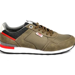 LEE COOPER Baskets Homme Sneakers Kaki|Homme Baskets, Sneakers