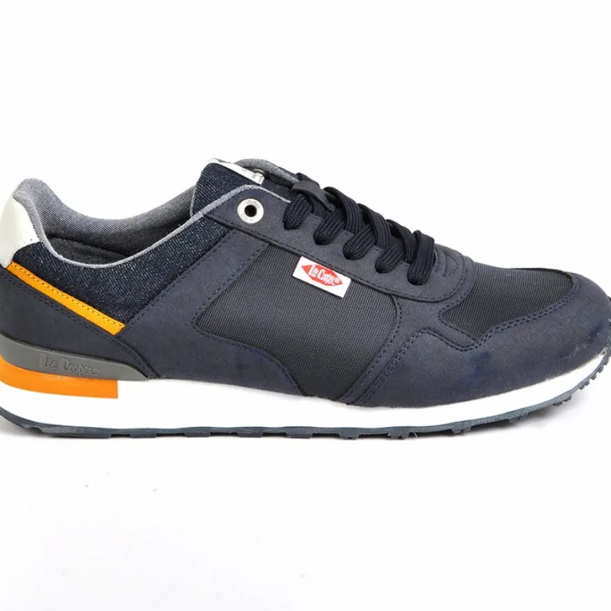 LEE COOPER Baskets Homme Sneakers Bleu Marine|Homme Baskets, Sneakers