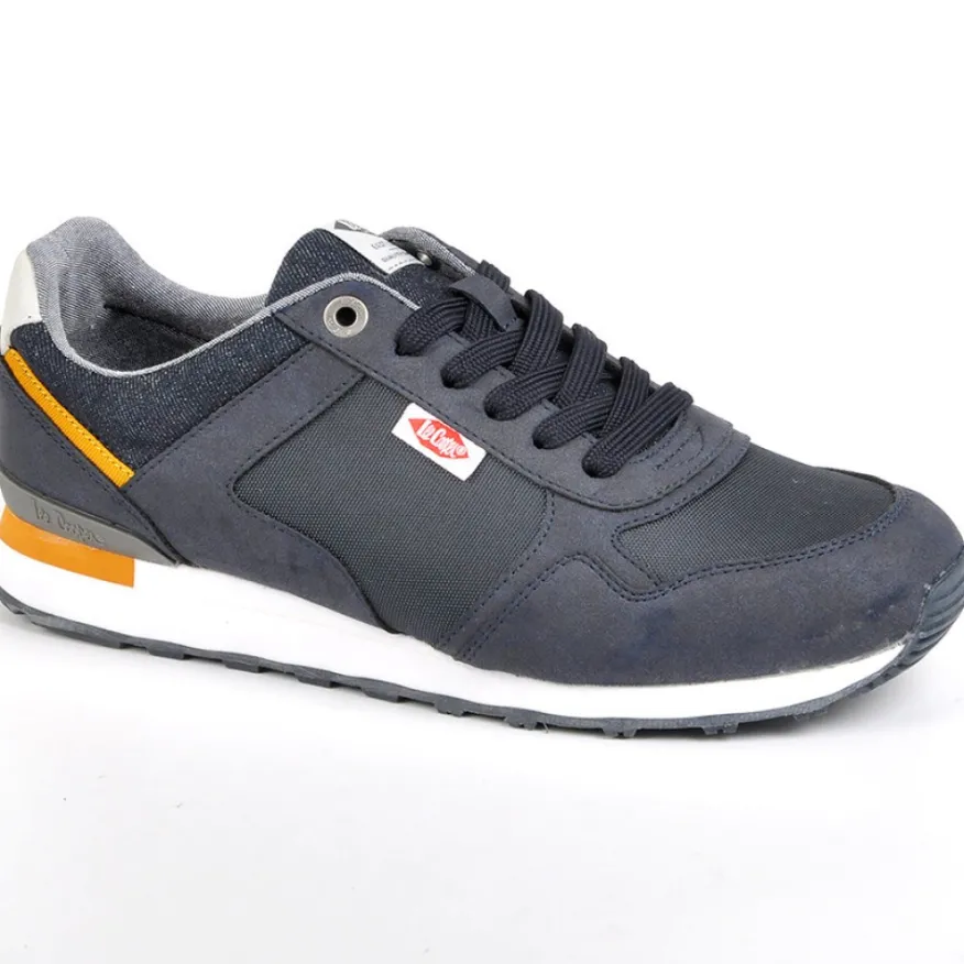 LEE COOPER Baskets Homme Sneakers Bleu Marine|Homme Baskets, Sneakers