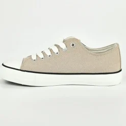 MICKEY Baskets Femme Beige|Femme Baskets, Sneakers
