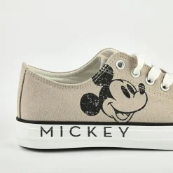 MICKEY Baskets Femme Beige|Femme Baskets, Sneakers