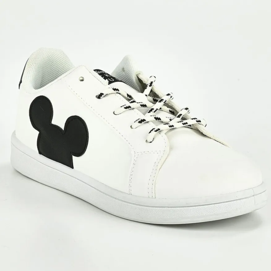 MICKEY Baskets Femme Blanc|Femme Baskets, Sneakers