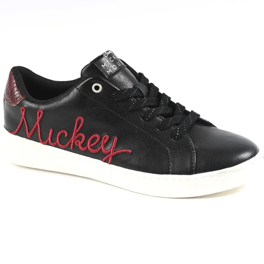 MICKEY Baskets Femme Noir|Femme Baskets, Sneakers
