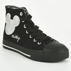 MICKEY Baskets Montantes Femme Noir|Femme Baskets, Sneakers