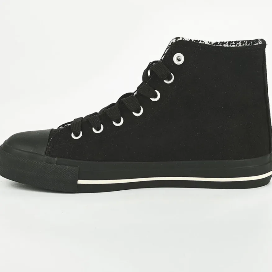 MICKEY Baskets Montantes Femme Noir|Femme Baskets, Sneakers