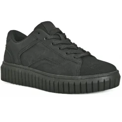 STREET LIFE Baskets Plateforme Femme Noir |Femme Baskets, Sneakers