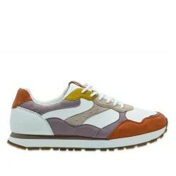 STREET LIFE Baskets Retro Running Femme Blanc Et Rose |Femme Baskets, Sneakers