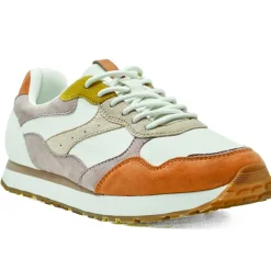STREET LIFE Baskets Retro Running Femme Blanc Et Rose |Femme Baskets, Sneakers