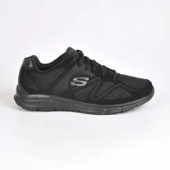 SKECHERS Baskets Satisfaction Flash Point Noir|Homme Baskets, Sneakers