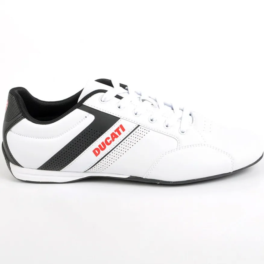 DUCATI Baskets Sneakers Blanc|Homme Baskets, Sneakers