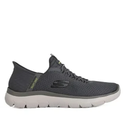 SKECHERS Baskets Sneakers Homme Gris Hands Free Slip-Ins Summits|Homme Baskets, Sneakers