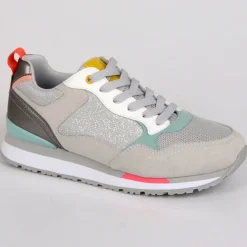 STREET LIFE Baskets Sneakers Gris|Femme Baskets, Sneakers