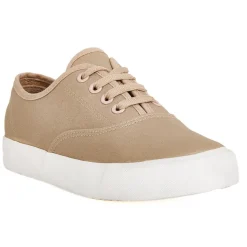 STREET LIFE Baskets / Tennis En Toile Beige Lacets Elastiques |Femme Baskets, Sneakers