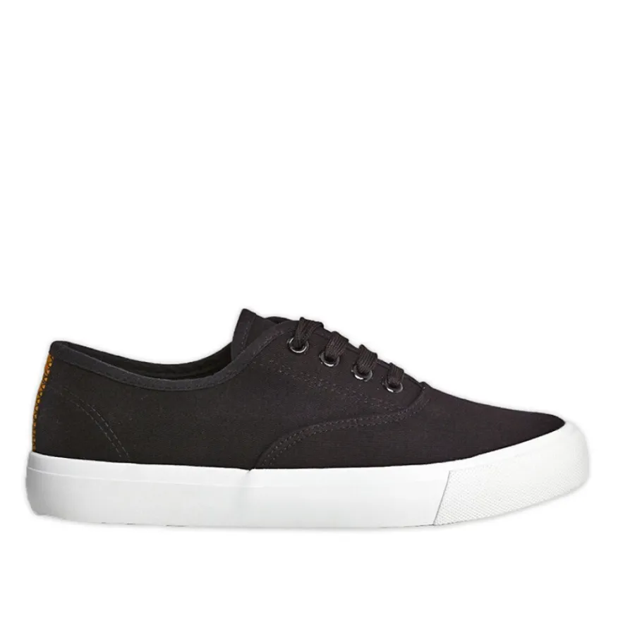 STREET LIFE Baskets / Tennis En Toile Noir Lacets Elastiques |Femme Baskets, Sneakers