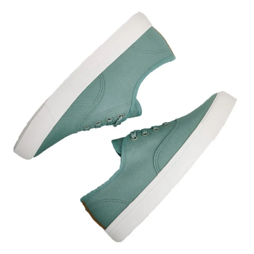 STREET LIFE Baskets / Tennis En Toile Vert Lacets Elastiques |Femme Baskets, Sneakers