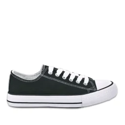 STREET LIFE Baskets Tennis Femme Noires Et Blanches |Femme Baskets, Sneakers