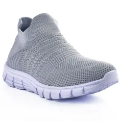 STREET LIFE Baskets Ultra Legeres Femme Gris Elastique |Femme Baskets, Sneakers