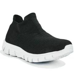 STREET LIFE Baskets Ultra Legeres Femme Noir Elastique |Femme Baskets, Sneakers