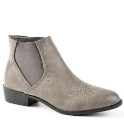 VICE VERSA Boots Avec Elastiques Gris|Femme Boots, Bottines