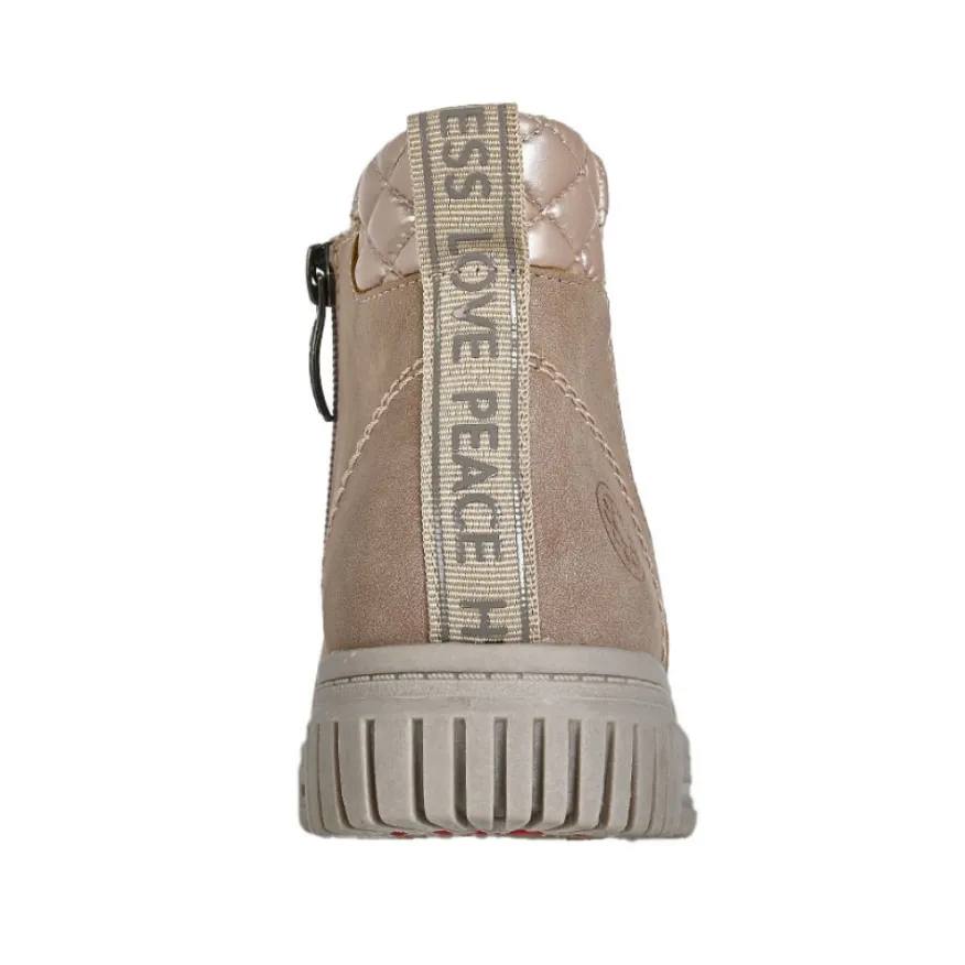 RELIFE Boots Confort Femme Nude Avec Elastiques |Femme Chaussures Confort