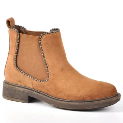 VICE VERSA Boots Femme Avec Elastiques Marron|Femme Boots, Bottines