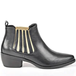 VICE VERSA Boots Femme Avec Elastiques Noir |Femme Boots, Bottines