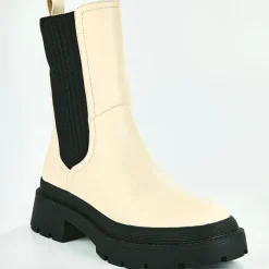 VICE VERSA Boots Femme Ivoire|Femme Boots, Bottines