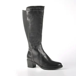TIPO ALTO Bottes A Talons Avec Elastiques Noir|Femme Bottes, Cuissardes